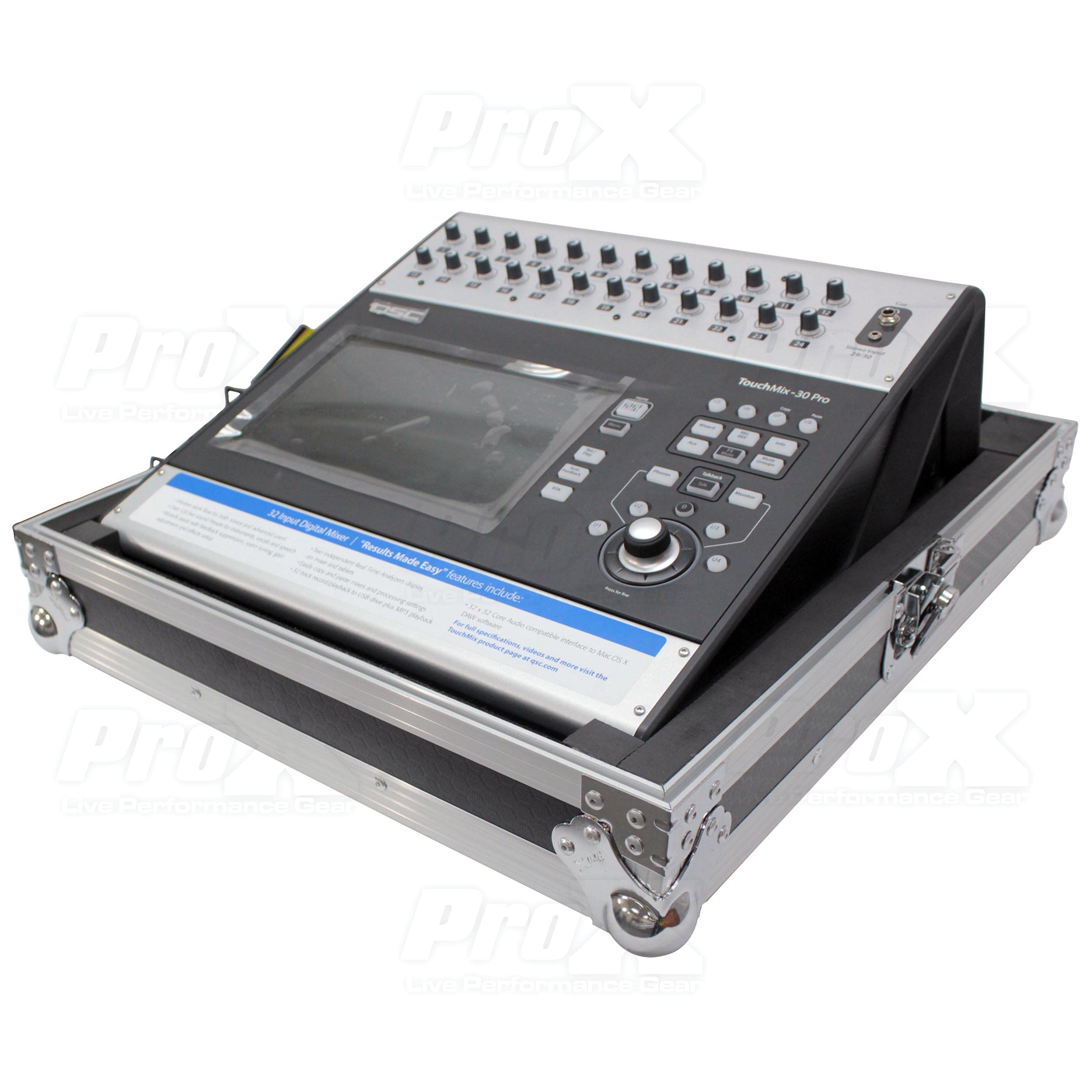 ProX XS-QSCTMIX30 ATA Digital Audio Mixer Flight Case for QSC TOUCHMIX 30 Console