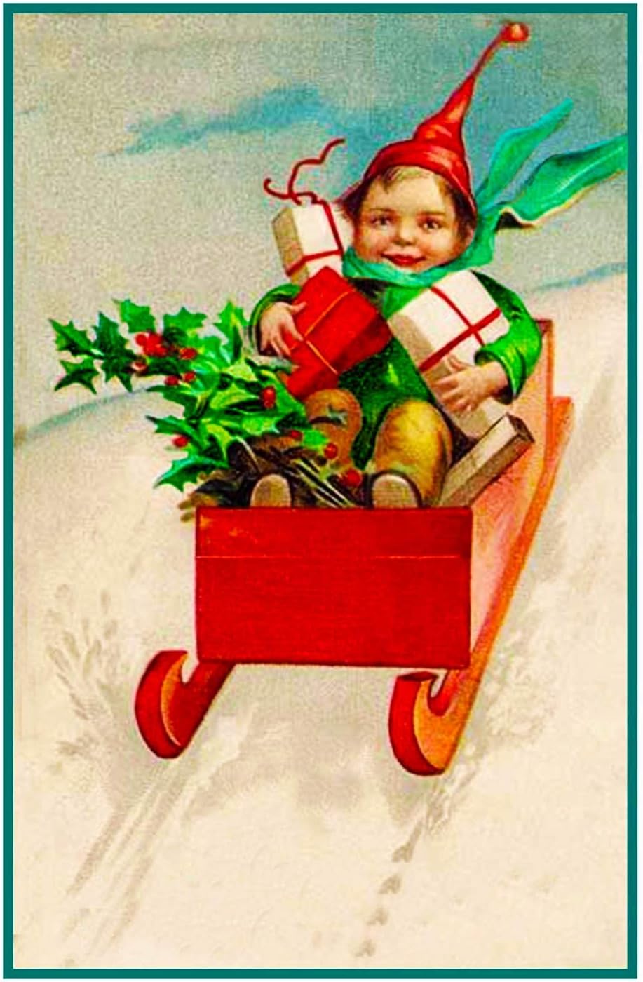 Christmas Holiday Scenes Deluxe Treasury#1-3 Counted Cross Stitch Patterns Charts