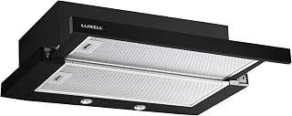 Luxell DS6 - 905 S Sürgülü Aspiratör, Siyah