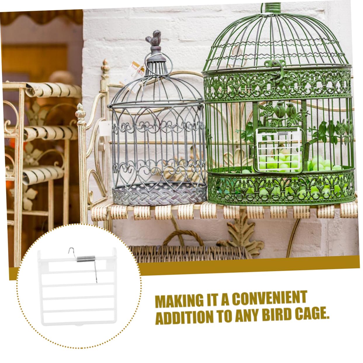 TOYANDONA 4x Vogelkäfig Tür Ersatz - Kunststoff Federtüren Für Papageien & Wellensittiche