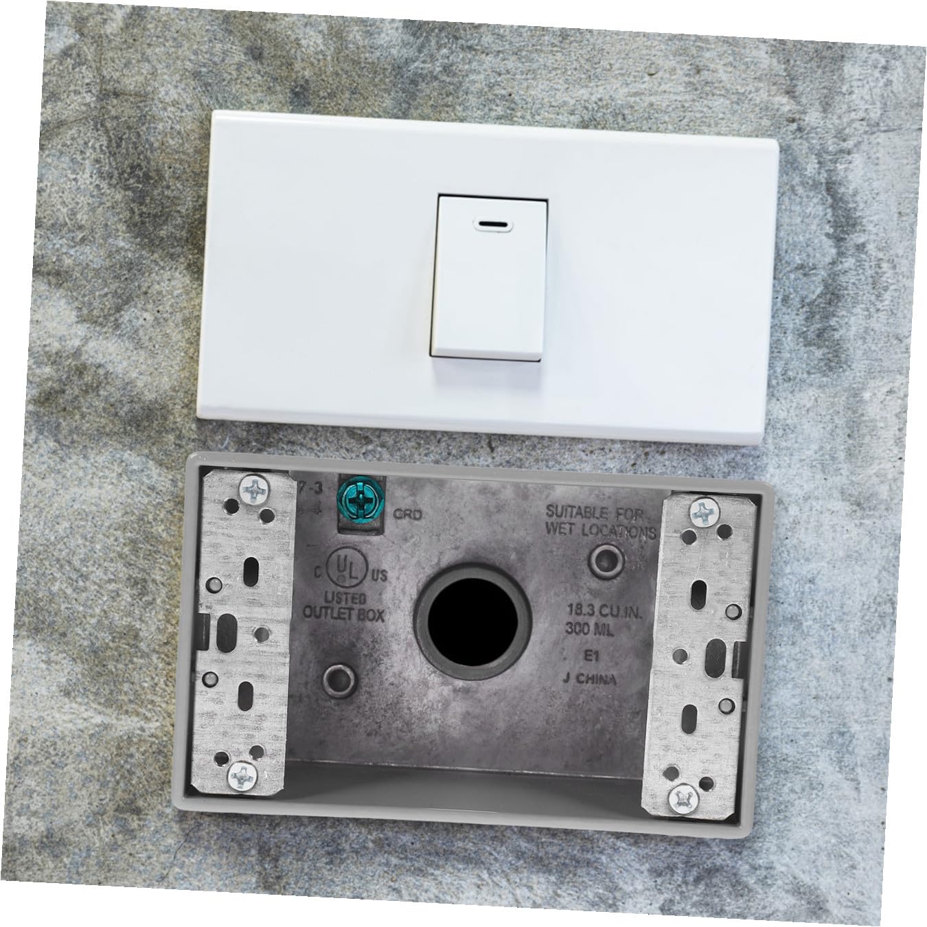 Uonlytech 2 Piezas Caja Impermeable Para Exteriores Cubierta Para Enchufe De Cable Conector De Cable Impermeable Enchufe Exterior Enchufe Impermeable Enchufe De Aleación De Aluminio