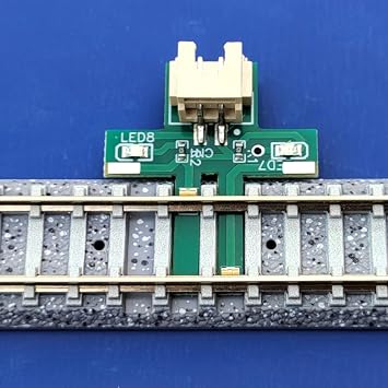 N Scale Model Train Track Power Supply Module, 3-Pack with LED Indicators, 1.5m Wire