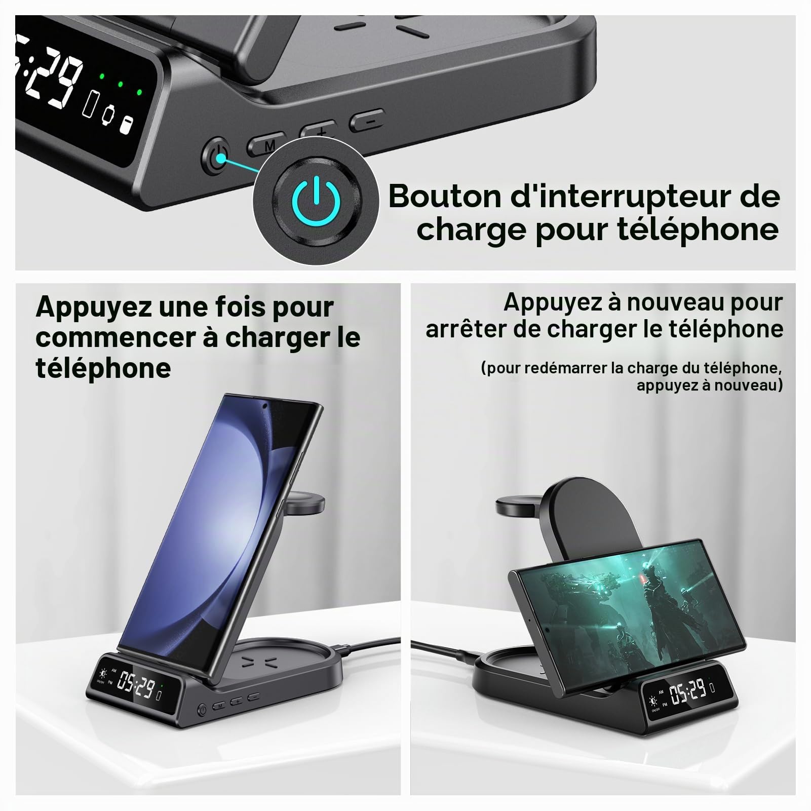 Chargeur sans Fil pour Samsung Z Fold 8/Z Flip 8/S26