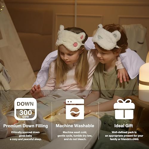 Miniatura 9 de zzlamb Edredón para bebé para todas las estaciones, manta de plumón blanca, ligera y transpirable, relleno de edredón pequeño para cuna, suave y sin