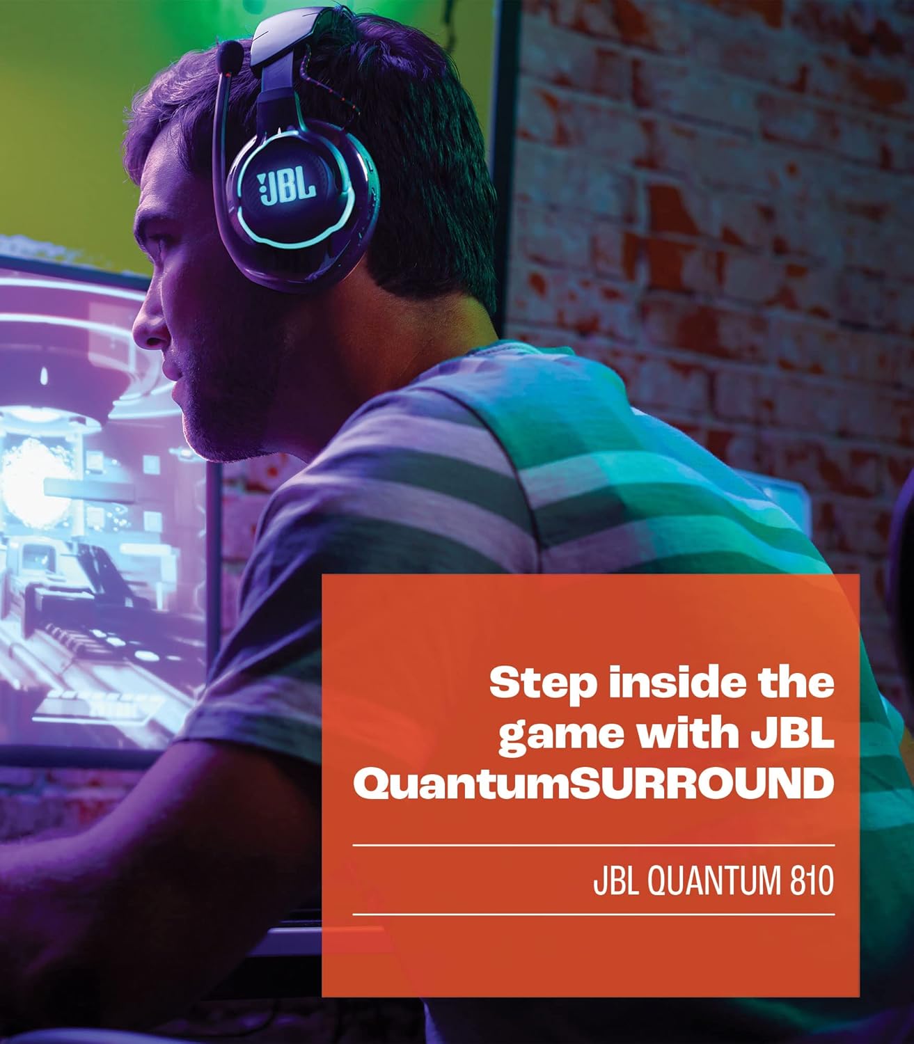 jbl quantum 810 wireless over ear performance gaming headset with noise cancelling