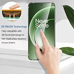 2+2 Pack for OnePlus 15R Screen Protector with Camera Lens Protector，Full Coverage 9H Tempered Glass Film,HD Clear Scratch Resistant,Bubble-Free for OnePlus 15R Screen Protector