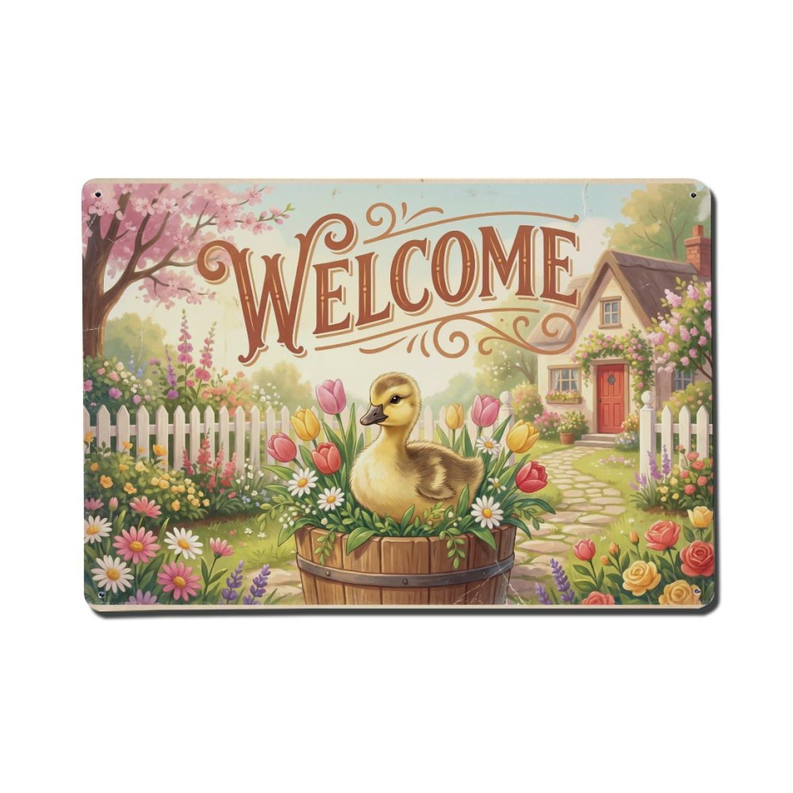[Vintage Welcome] Gosling Morning Dew Metal Tin Sign