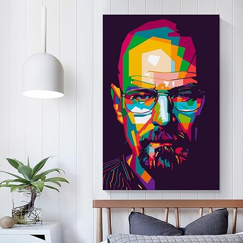 Miniatura 5 de Póster de Breaking Bad para pared, pintura para decoración del hogar, dormitorio, póster decorativo para pared, 12 x 18 pulgadas (11.8 x 17.7 in)