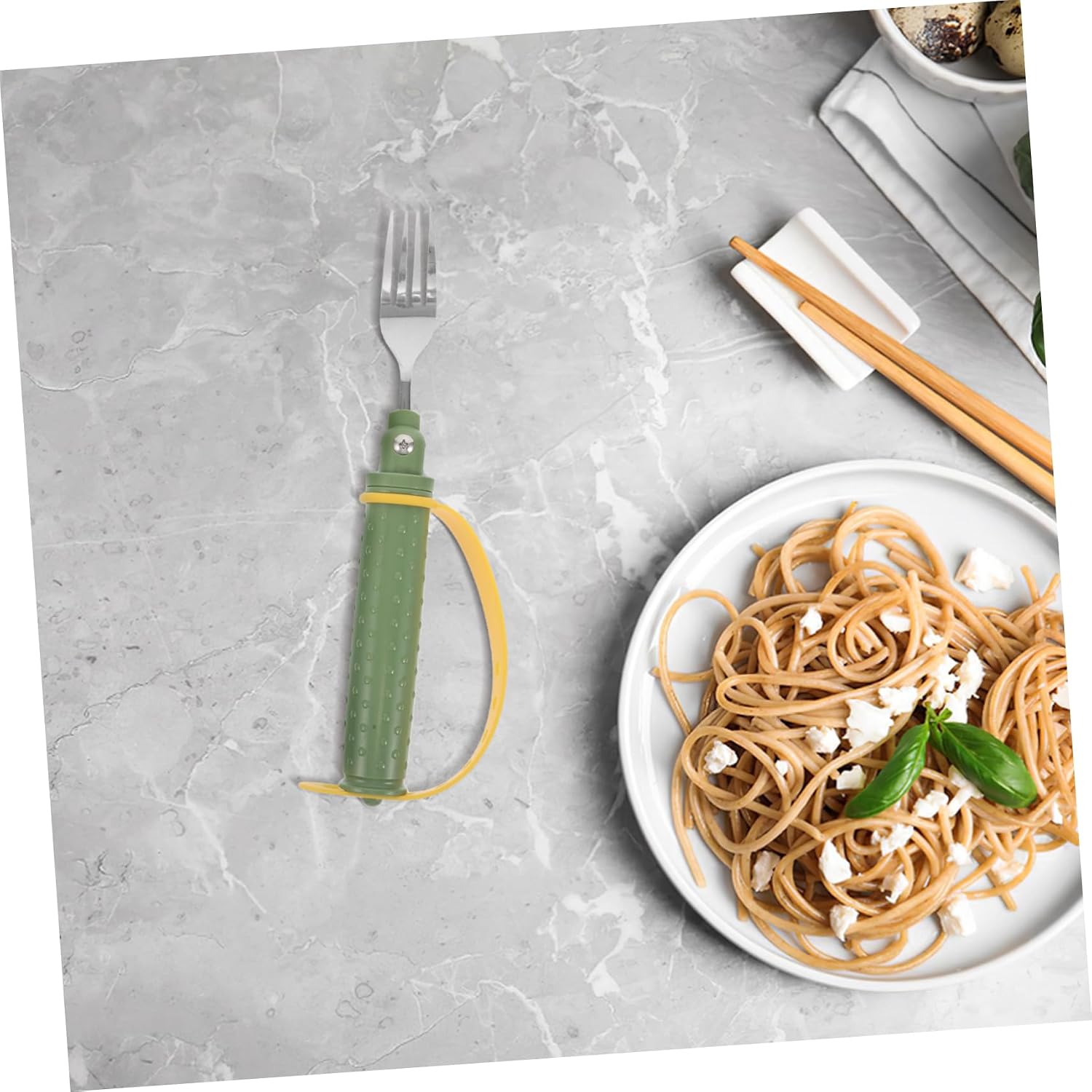 Adaptive Stainless Steel Fork Spoon for Elderly Disabled Hands