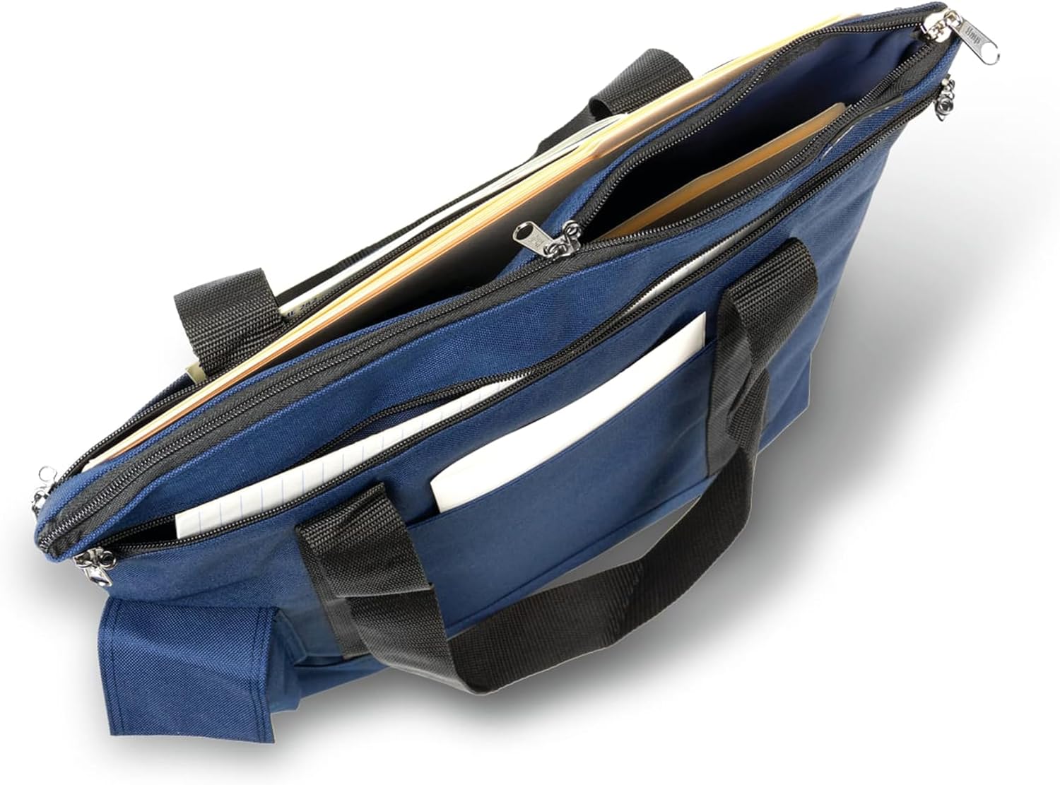 Hopkins 600 Clean/Dirty Tote for Nurses and Home Health Professionals, 17 inches x 14.75inches x 4.75 inches, Navy