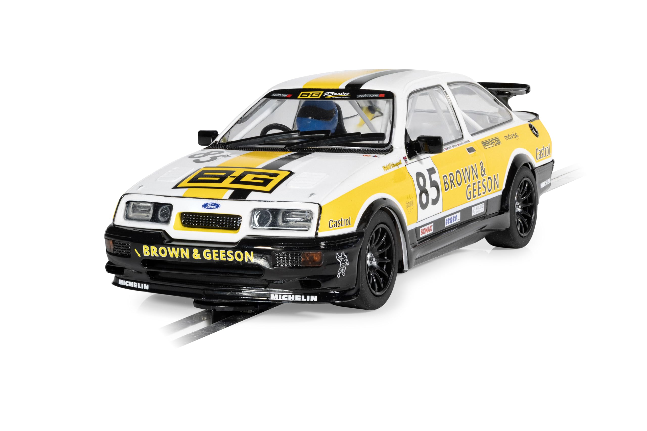 Scalextric C4628 Ford Sierra RS500 - YTCC Dan Brown 2024 Cars - Touring Cars Slot Car Racing — view 2