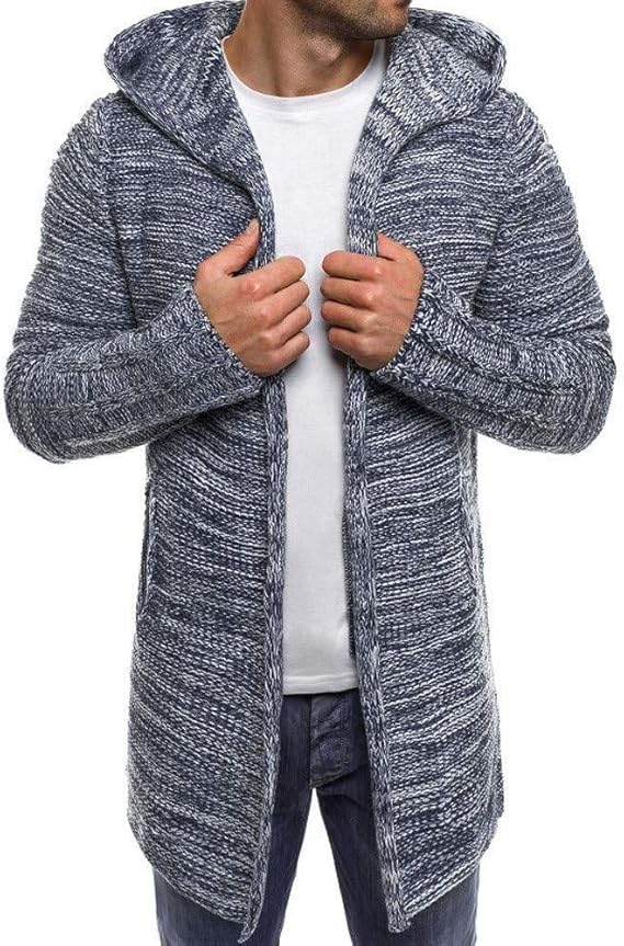 JACK & JONES trui grof gebreid donkerblauw