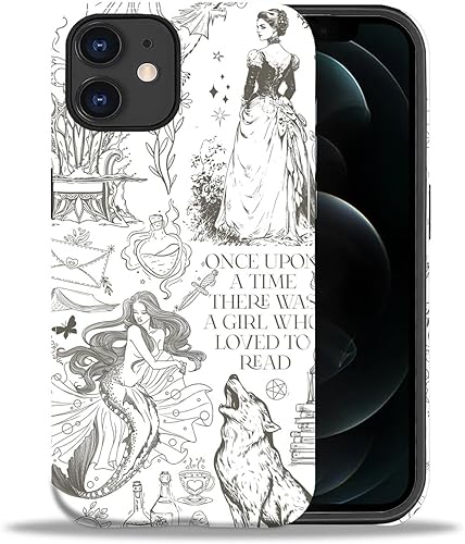 Miniatura 91 de Funda para iPhone 11, carcasa dura a prueba de golpes + silicona suave 2 en 1 híbrida, parachoques a prueba de caídas - Vidrio manchado con flores