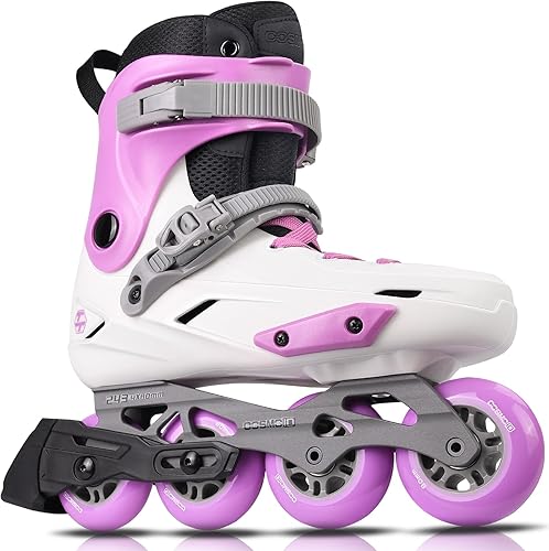 Vista 9 de Patines en línea profesionales para mujeres y hombres, cuchillas de patines COSMOID para adultos, hombres y mujeres, talla 5-13, patines