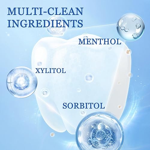 Miniatura 4 de 3 tabletas de pasta de dientes, menta, probióticos, naranja, pasta de dientes de aliento fresco, pastilla de enjuague bucal de viaje para adultos,