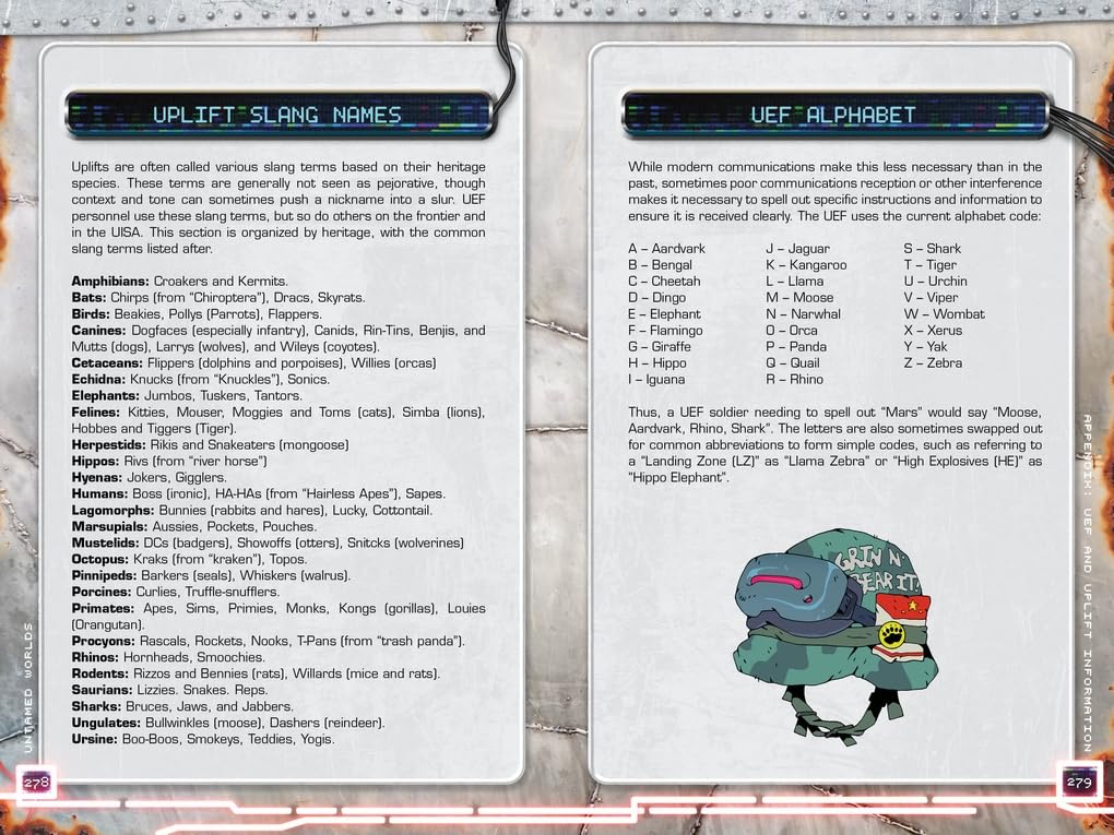 Untamed Worlds: Anthropomorphic Science Fiction Roleplaying (Osprey Roleplaying)      Hardcover – September 16, 2025