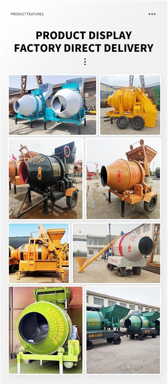 Compact Forced Action Concrete Mixer for Construction Companies and Labs with Fast Batch Mixing, Uniform Consistency, and Easy Operation