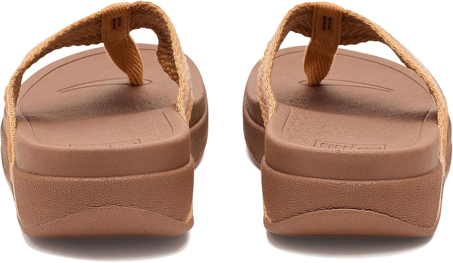 FitFlop Women's SURFA Stripe-Webbing Toe-Post Sandals | Lightweight Flip Flops with Cushioned Comfort, Arch Support & Grip