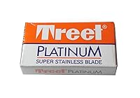 Vista 2 de 100 cuchillas de afeitar Treet Platinum en embalaje que ahorra espacio