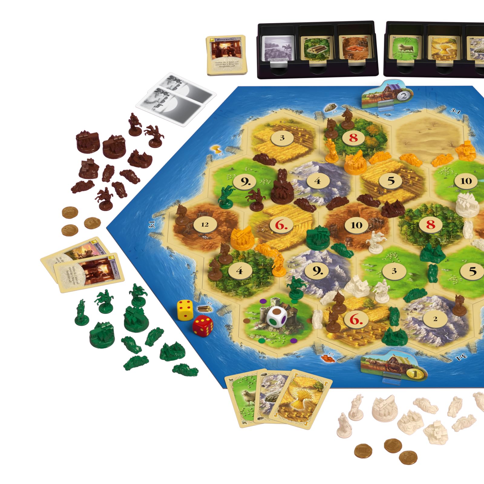 Devir - Catan, Mercaderes y Bárbaros, juego de mesa (BGMER56) - Ampliación para 5 y 6 jugadores