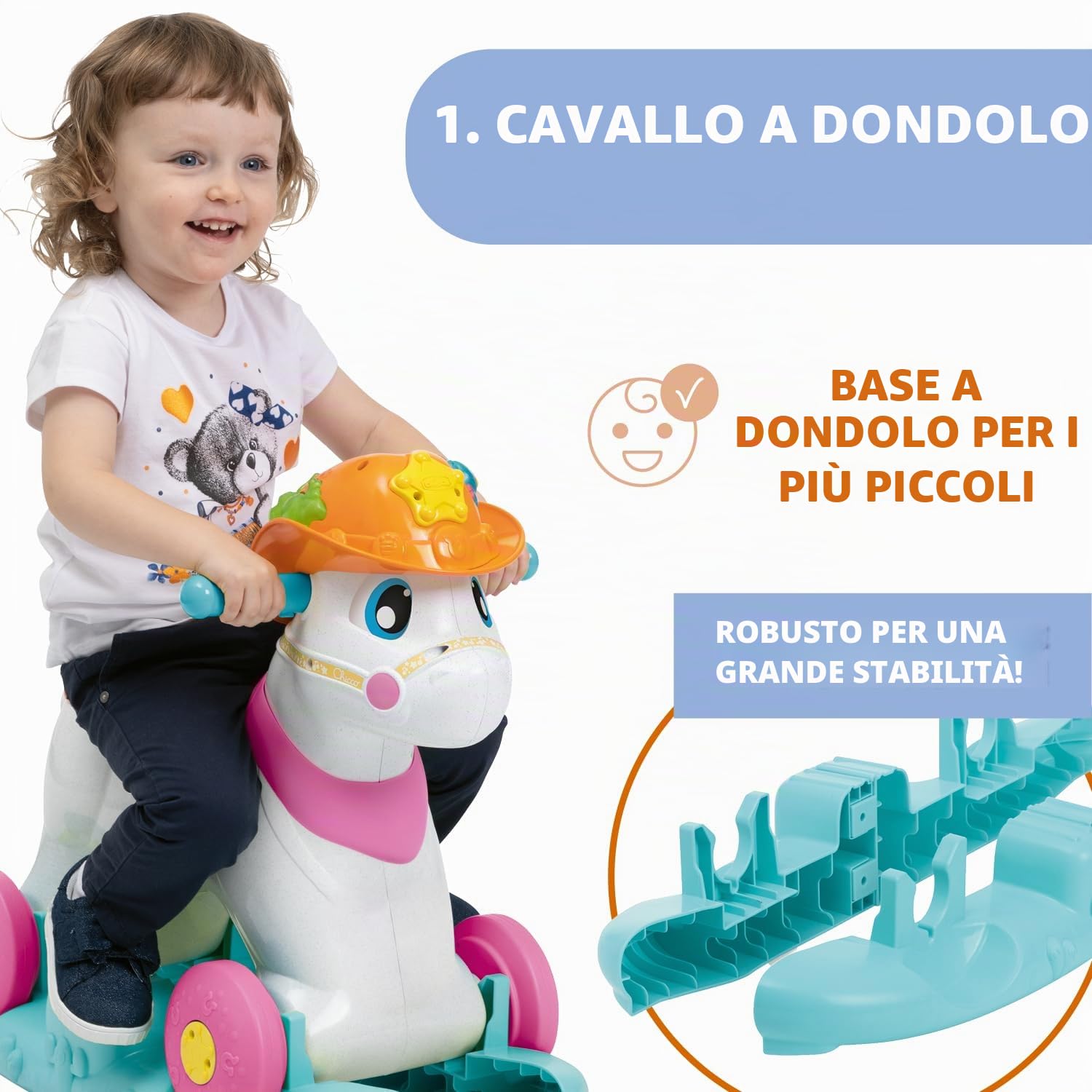 Chicco Animali Giocattolo, Colore, Miss Baby Rodeo & Friends, 00011314100000