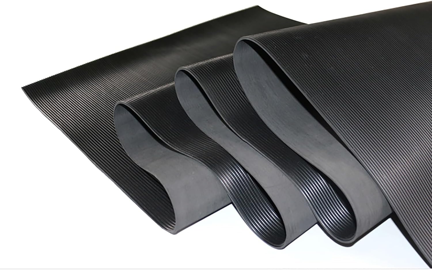 Rubber Garage Flooring Matting 3mm Thick Floor Roll, NonSlip Rubber