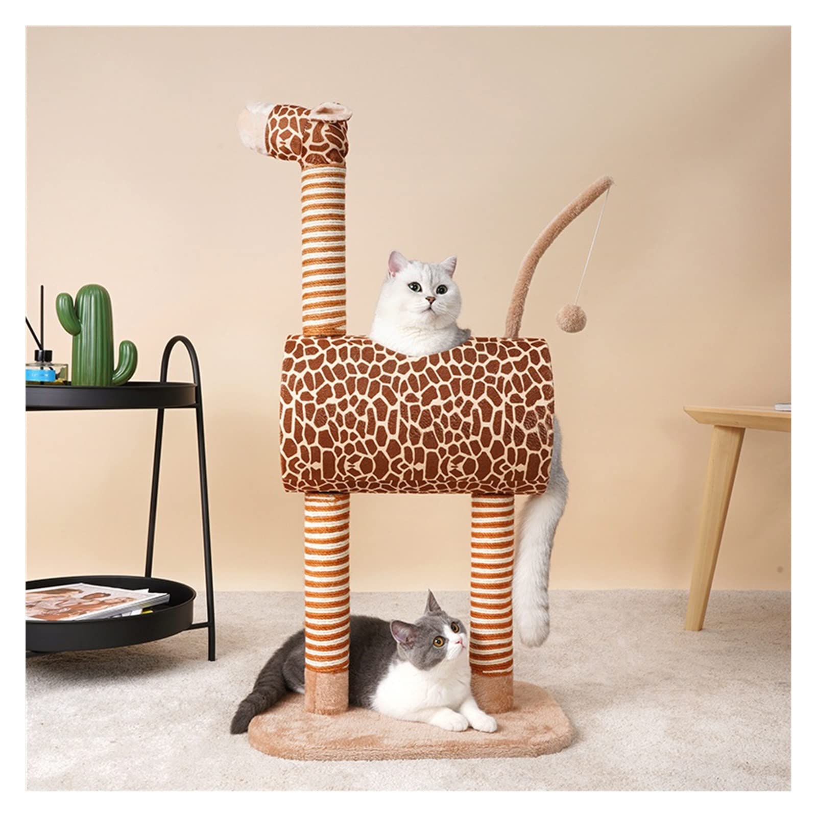 Centro de Actividades para Gatos Gato Jirafa Marco de Escalada Arena for Gatos un pequeño Estante for sin ocupación Juguete for Suministros for Mascotas
