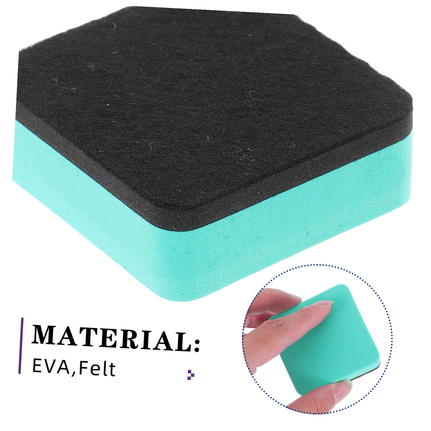 60piezas Borrador Magnético para Pizarra de Secado Miniborradores de Limpieza de Pizarra de Borradores Magnéticos de Borrado Seco Aula el Hogar Oficina