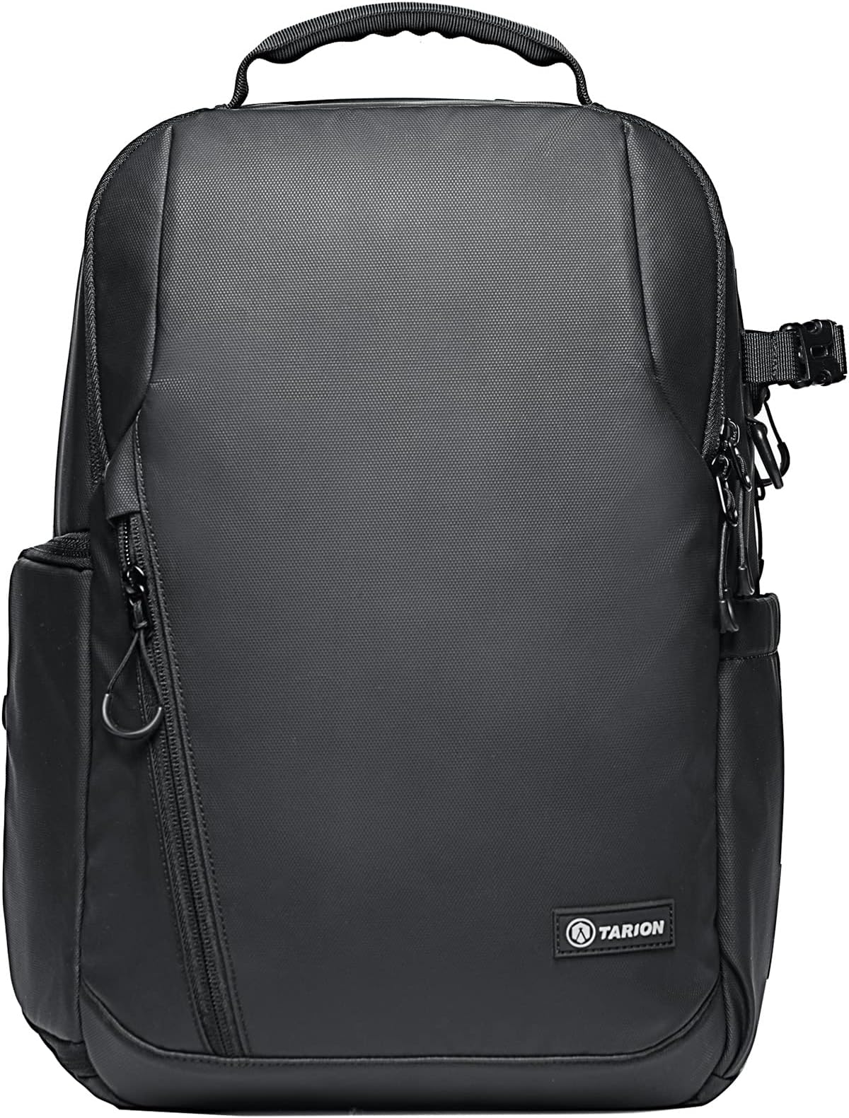 TARION Small Camera Backpack Bag Waterproof - Photography Backpack Slim Camera Bag with Laptop Compartment Raincover Large Capacity for Photographer DSLR SLR Mirrorless Camera Lens Tripod Black TR-L
