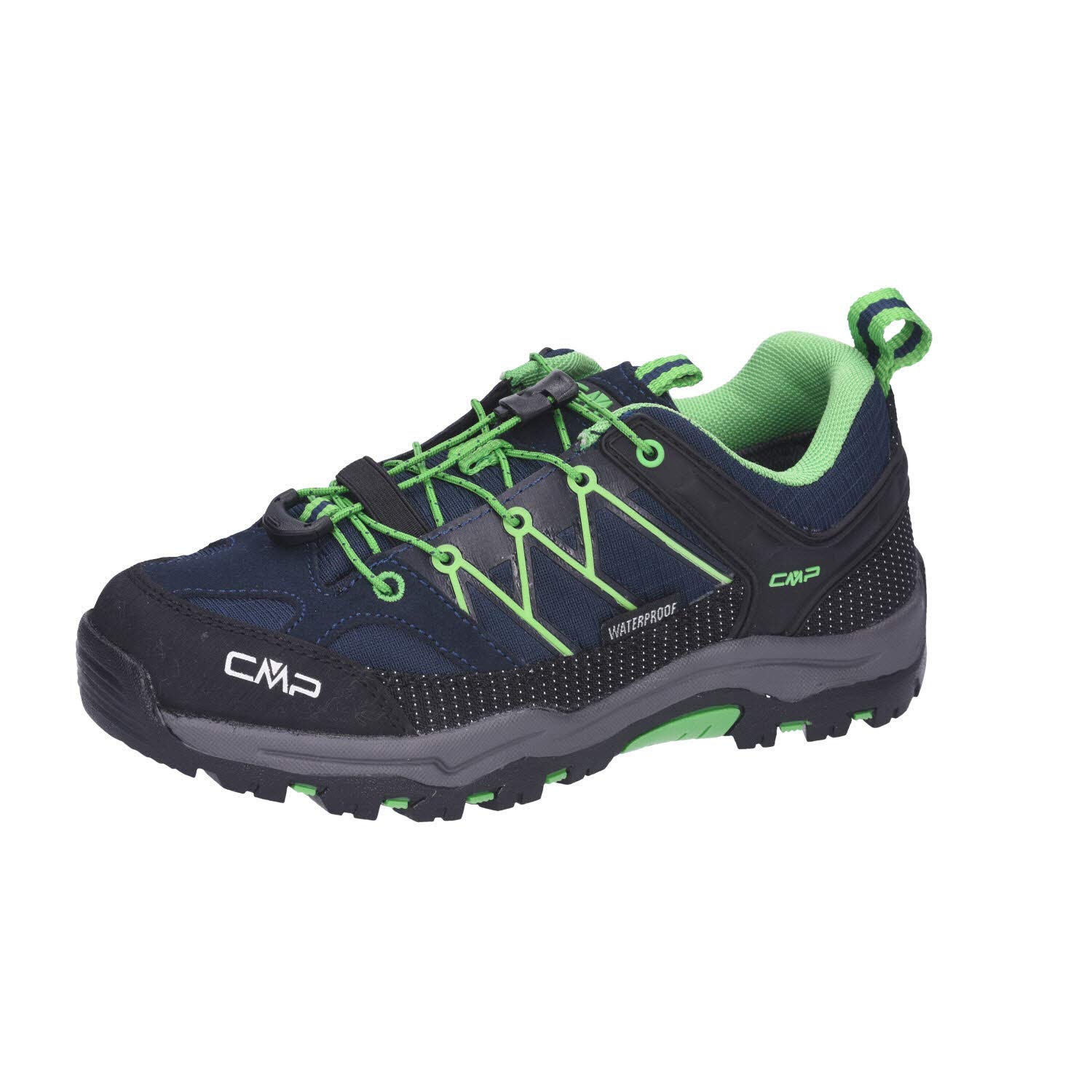 CMP Kids Rigel Low Trekking Shoes WP, B Blue Gecko, 11 UK Child