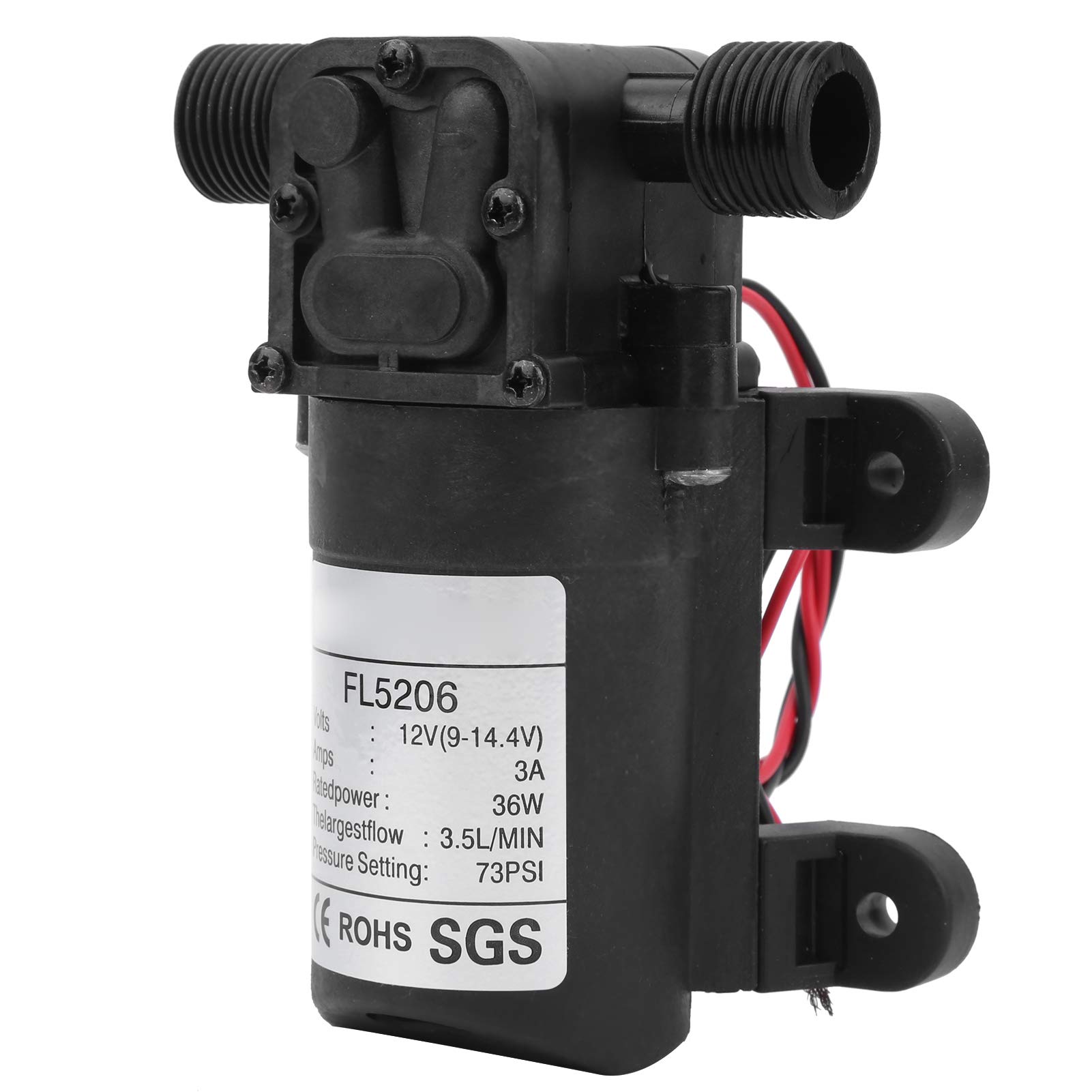 Pompa Elettrica Agricola Acqua 12V 24V 120W Membrana Ad Alta Pressione Autoadescante Irrigazione Da Giardino Spruzzatore - 12