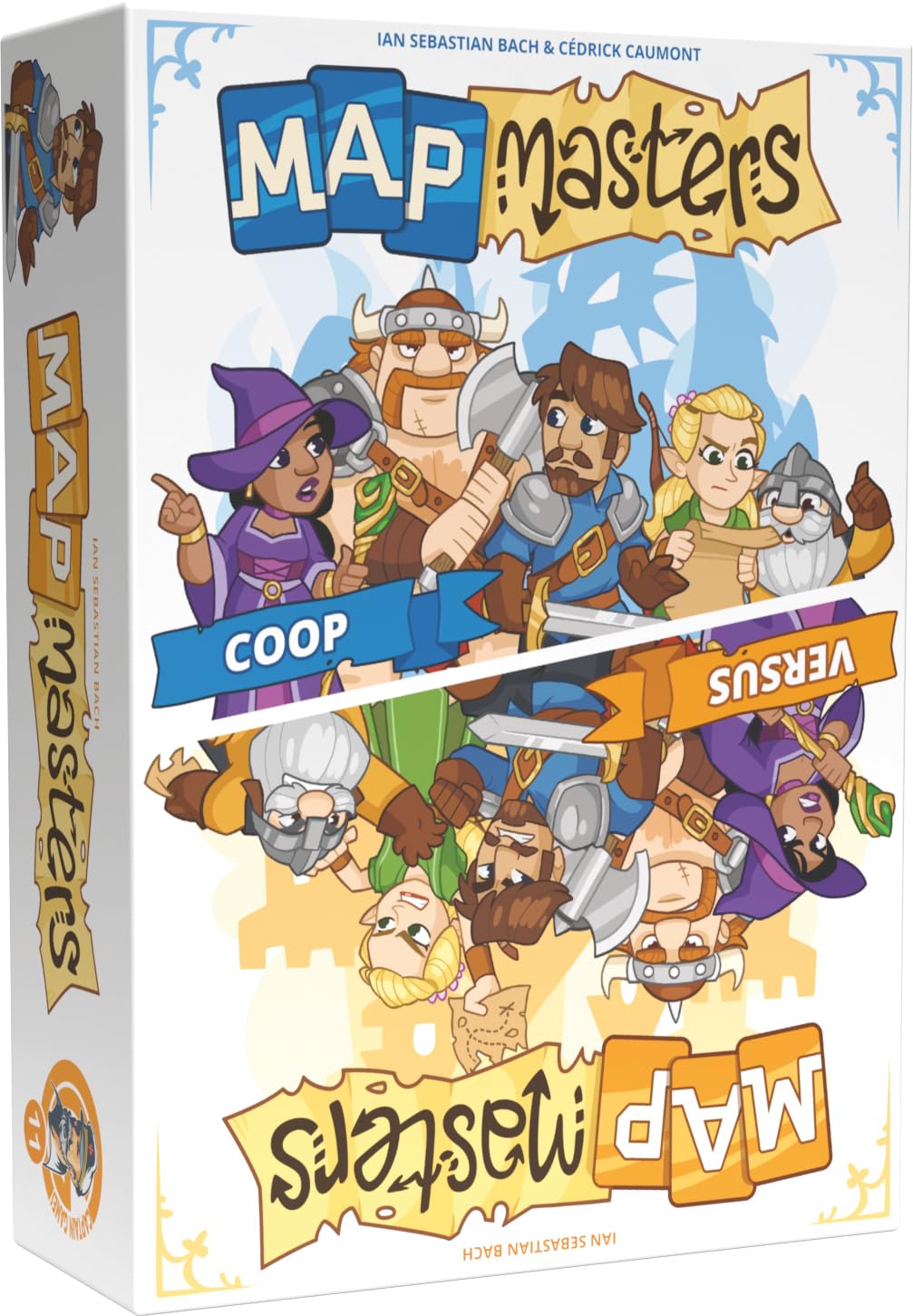 Asmodee Map Masters – Captain Games – Karten- und Zeichenspiel – kooperativ oder kompetitiv – Abenteuer Dungeon – ab 10 Jahren – 1 bis 5 Spieler – 45 Minuten – französische Version