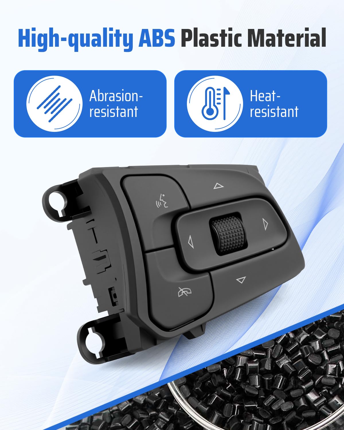 Steering Wheel Audio Control Switch Fit for Blazer Silverado Sierra 1500 2500 3500 2019 2020 Replace 13535355 13528612