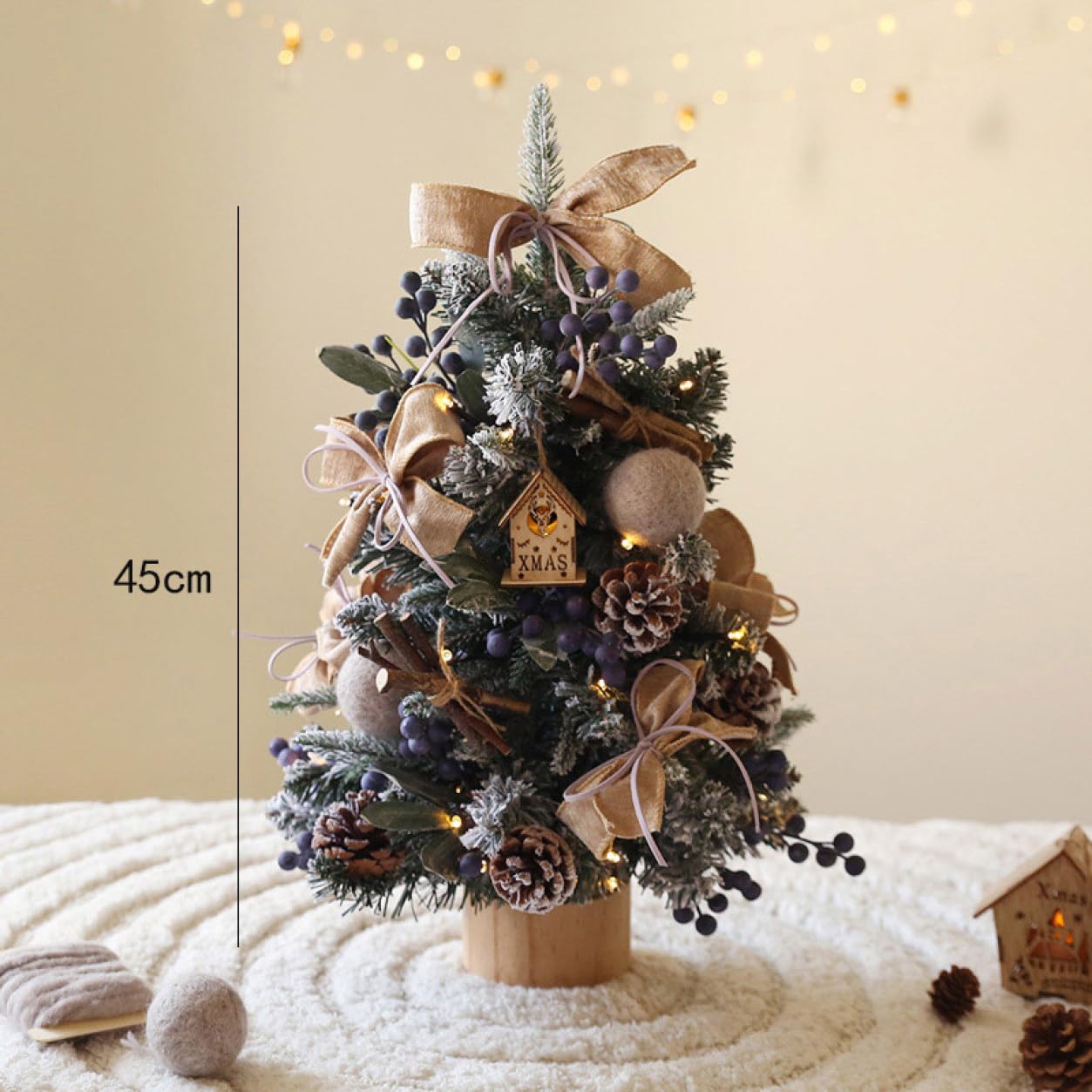 Amazon.co.jp: HGJH ミニ クリスマスツリー 卓上 北欧風 おしゃれ