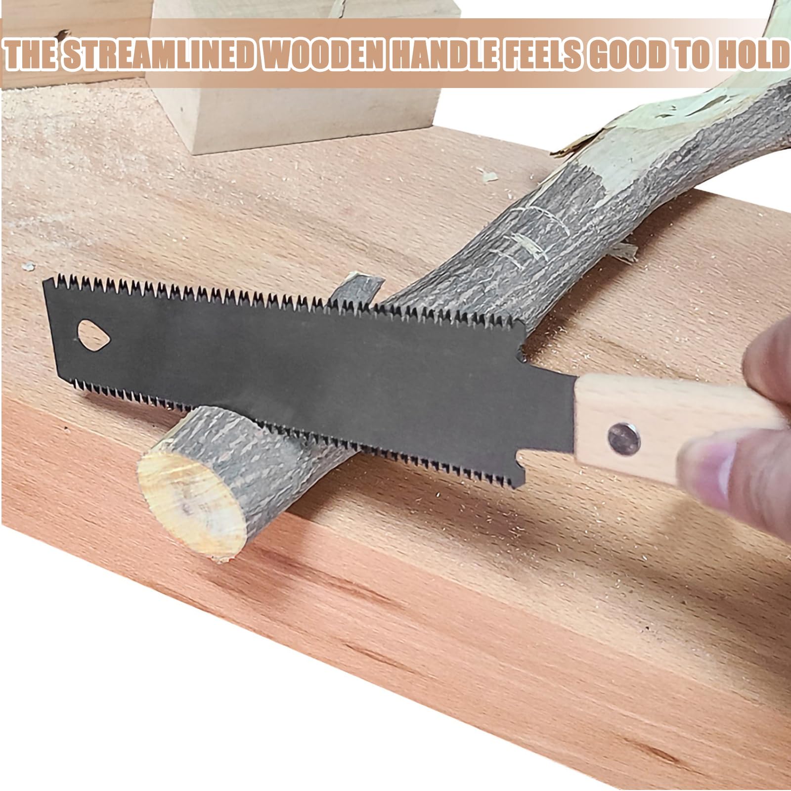 Sega a mano giapponese a doppio taglio 6 pollici SK-5 acciaio 11/17 TPI per legno fai da te