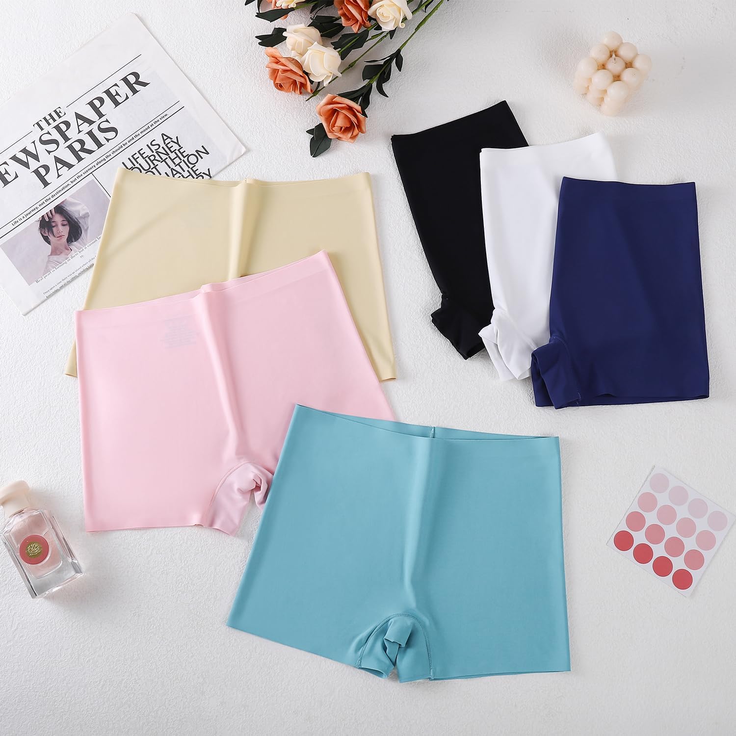 Demifill Teen Girls Seamless Boyshorts Underwear Tagless Boxer Pants No Show Panties for Teens Pack of 6 Multipack - Image 5