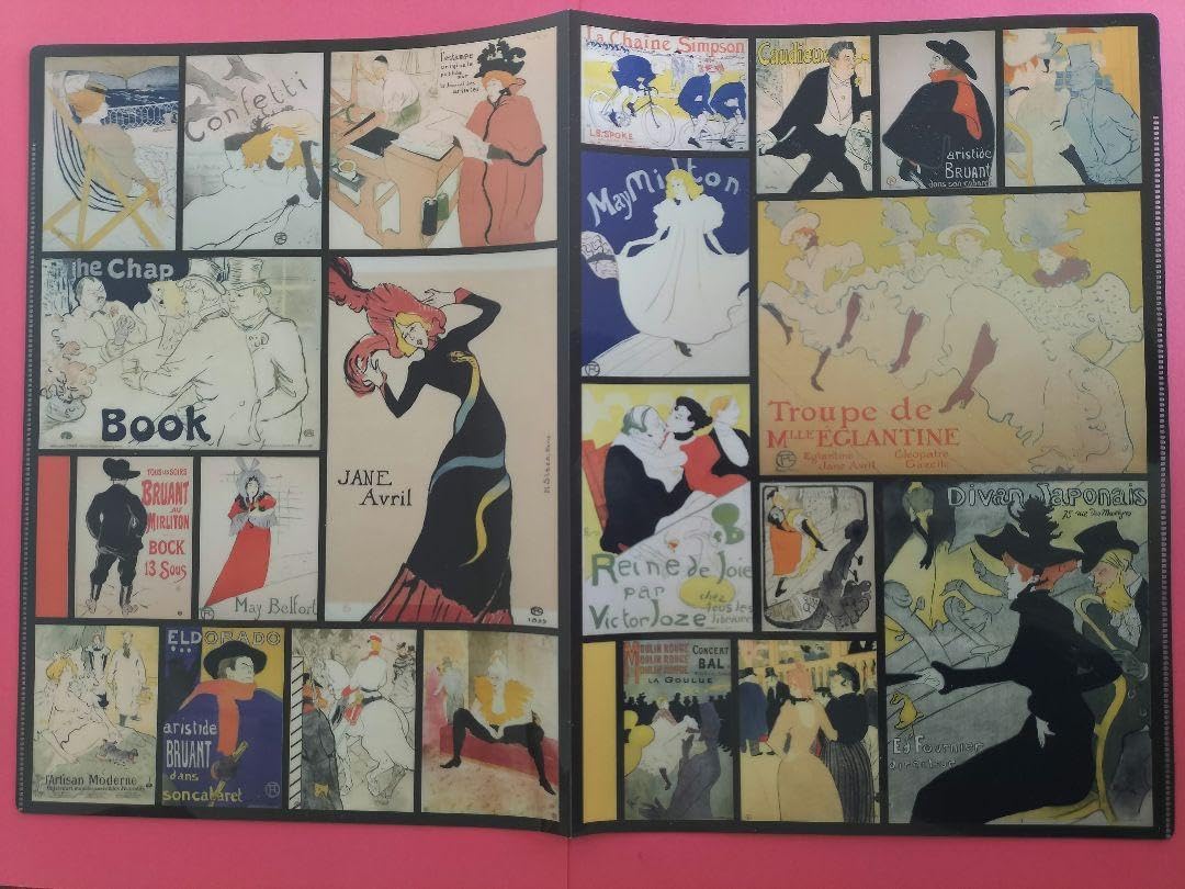 A4版ダブルクリアファイル ロートレック 一号館美術館