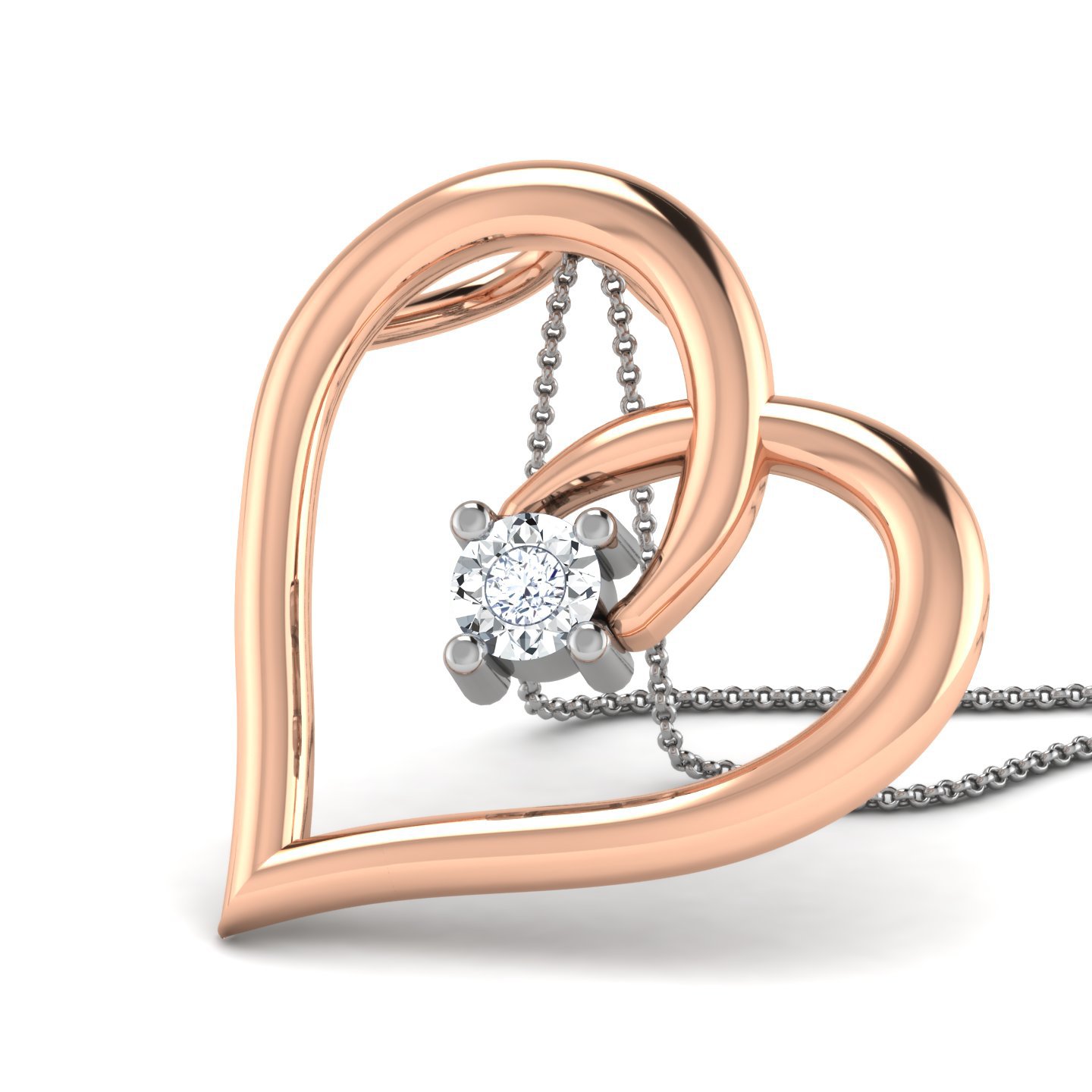 CaratLane Amanda Diamond Pendant for 