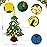 EMPOF Felt Christmas Tree for Toddlers, 3.5ft Felt DIY Tree Set for Kids Wall with Lights + Snowman Advent Calendar + 6 Face Stickers + 33 Ornaments, Wall Christmas Hanging Tree Decoration Activities