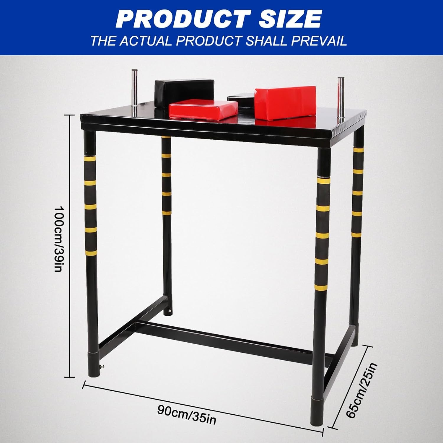 INNOLIFE Arm Wrestling Table, Arm Wrestling Battle Table, Arm Wrestling Table with Detachable Wrist Force for Home Gym