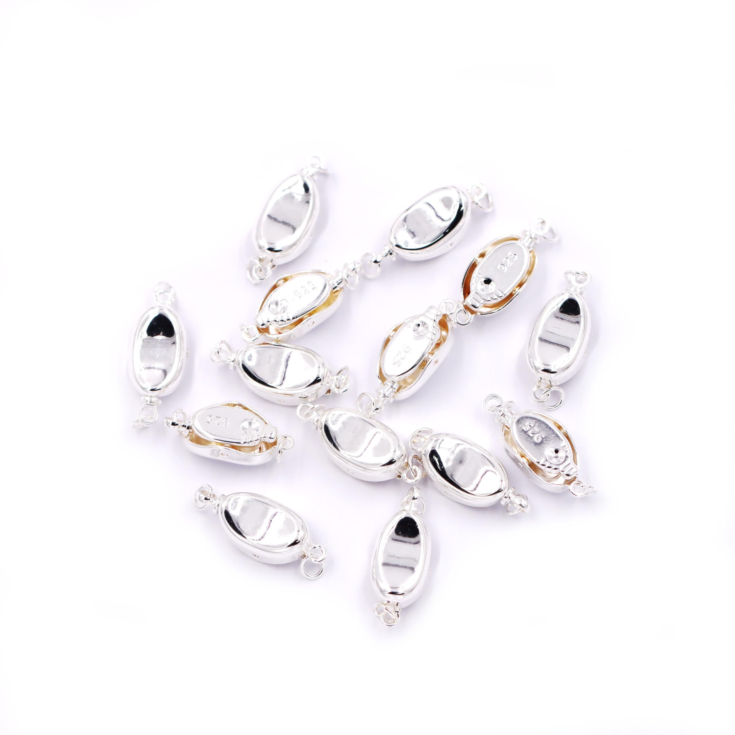 Fermoirs de fabrication de bijoux 7 * 17 mm pour réparer et sécuriser vos chaînes