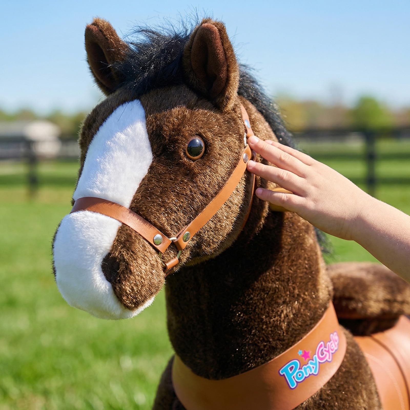 『新品』プラン トイズ Ride-on Pony 木馬 Amazon.com: PonyCycle Ride on Horse for Kids 4-7 with Brake, Kid