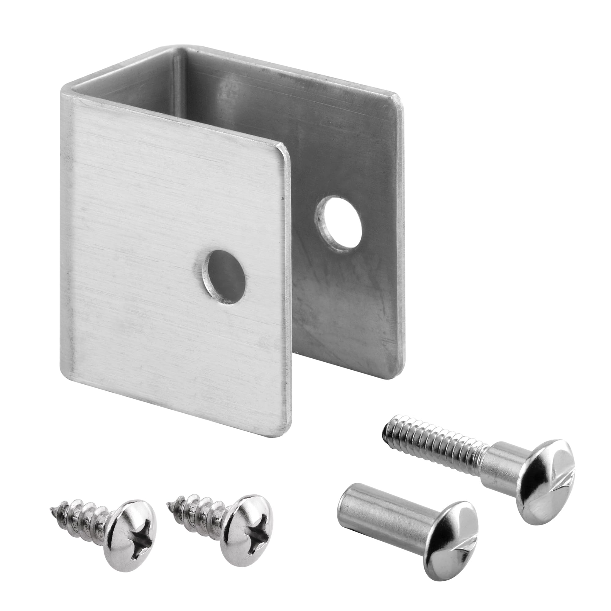 Soporte en U para paneles de 3/4 pulgadas Sentry suministro herraje acero inoxidable satinado
