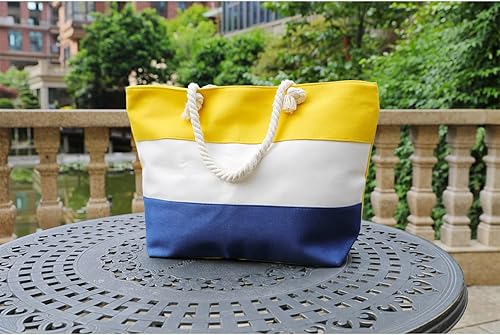 Miniatura 6 de We We Bolsas de playa de verano para mujer, bolsa grande de playa para piscina, toallas de playa, bolsas diarias para viajes y gimnasio