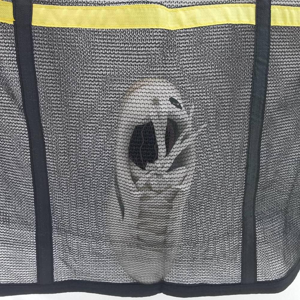 Losueeun Trampolin-Schuhaufbewahrung, Trampolin-Aufbewahrungsnetztasche für Meisten Trampoline, Fitness-Trampolin-Bounce-Netztasche Sport & Freizeit
