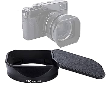 Amazon.com : JJC LH-JXF23 Black Bayonet Metal Square Lens