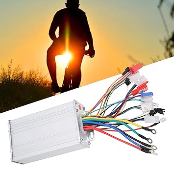 Electric Bicycle Motor Controller, Scooter Brushless Motor Controller, Aluminum Alloy Motor Controller 500W for Outdoor
