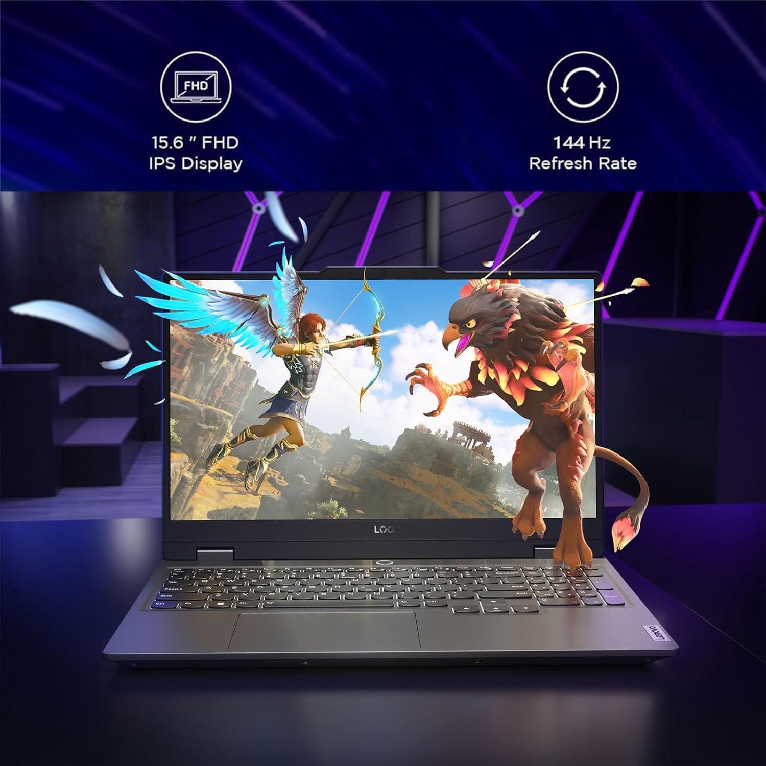 Amazon.com: Lenovo LOQ 15.6 Gaming Laptop RTX 4070, 8-Core AMD