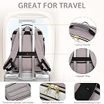 KROSER 40L Water Repellent Laptop Backpack Fits 17 Inch Computer, Casual Travel Business College Daypack for Men Women