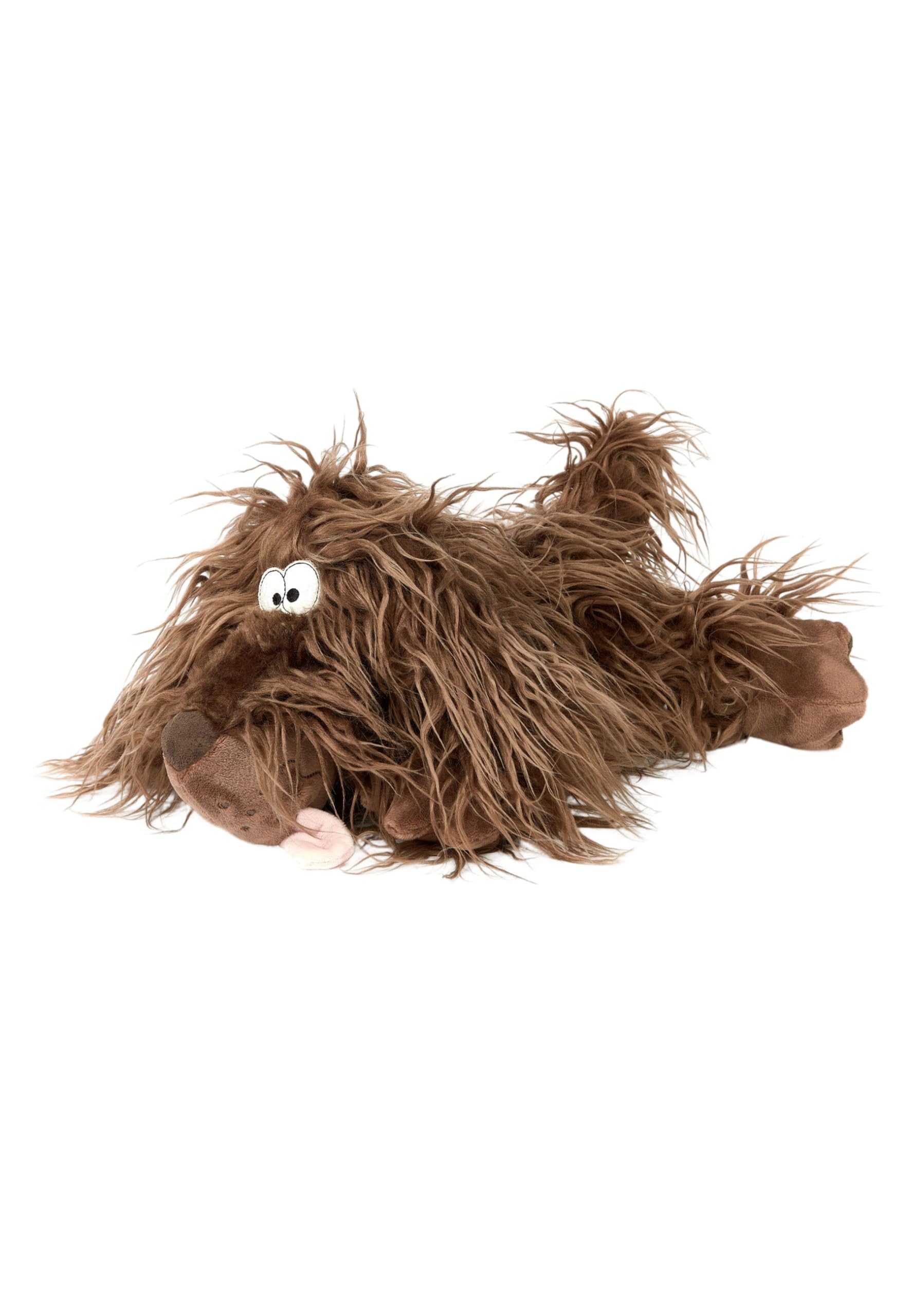Sigikid Zottle Lottle, BeastsTown, peluche da collezione, regalare, giocare, coccolare, consigliato per bambini e adulti dai 3 ai 99 anni, poliestere, marrone/cane, 30 x 14 x 17 cm